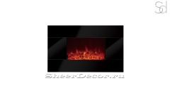 Электротопка для камина RealFlame Lincoln Black из сплава металла_1