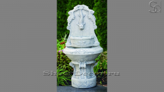 Каменный питьевой фонтанчик Gustino Pesce из белого гранита Blacksnow 0860064520_1