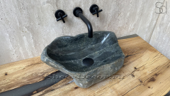 Мойка в ванную Piedra M305 из речного камня  Verde ИНДОНЕЗИЯ 00503011305_1