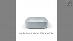 Накладная раковина Olivia из голубого бетона Concrete Cloud РОССИЯ 117811111 для ванной комнаты_1