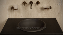 Кованая раковина Dipti M2 из бронзы Black Bronze ИНДОНЕЗИЯ 286301612 для ванной_1