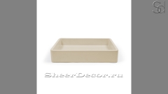 Накладная раковина Cindy из бежевого бетона Concrete Beige РОССИЯ 344847111 для ванной комнаты_1