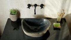 Мойка в ванную Piedra M573 из речного камня  Gris ИНДОНЕЗИЯ 00504511573_3