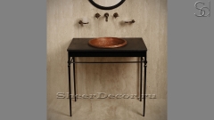 Кованая подставка под раковину Genesis из кованой стали Black Steel 149500221_1