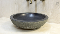 Гранитная раковина Frona из черного камня Carbon ИНДОНЕЗИЯ 311008811 для ванной комнаты_1