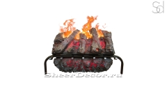 Электротопка RealFlame 3D Silva Log 26 Black из металла_1