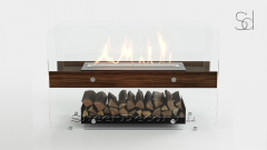 Каминная биотопкаметаллический Lux Fire Fire Friday 800 из сплава металлов_6
