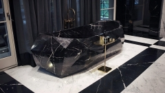 Каменная ванна Polygon из черного мрамора Nero Marquina 160018151_5