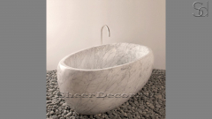 Каменная ванна Ronda из белого мрамора Bianco Carrara 003005151_1