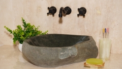 Раковина для ванной Piedra M597 из речного камня  Gris ИНДОНЕЗИЯ 00504511597_1