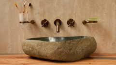 Мойка в ванную Piedra M336 из речного камня  Verde ИНДОНЕЗИЯ 00503011336_1
