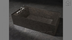 Мраморная ванна Tereza из коричневого камня Bronze Amani 033083151_1