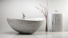 Мраморная ванна Debora из белого камня Bianco Carrara 062005151_1
