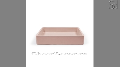 Накладная раковина Cindy из розового бетона Concrete Coral РОССИЯ 344821111 для ванной комнаты_1