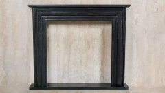 Каменный портал черного цвета для облицовки камина Lepanto M11 из гранита Absolute Black 1391161011_11