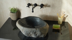 Раковина для ванной Piedra M580 из речного камня  Gris ИНДОНЕЗИЯ 00504511580_2