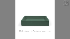 Накладная раковина Cindy из зеленого бетона Concrete Green РОССИЯ 344762111 для ванной комнаты_1