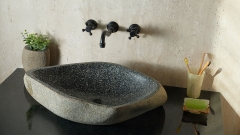 Мойка в ванную Piedra M581 из речного камня  Gris ИНДОНЕЗИЯ 00504511581_2