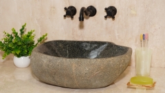 Раковина для ванной Piedra M601 из речного камня  Gris ИНДОНЕЗИЯ 00504511601_1