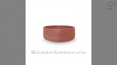 Накладная раковина Bull из красного бетона Concrete Red РОССИЯ 039763011 для ванной комнаты_1