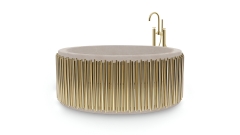 Каменная ванна Kale M23 из бежевого мрамора Galala Beige 0190941523_1
