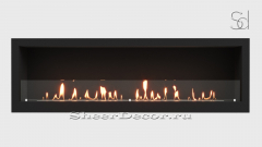 Каминная биотопкаметаллический Lux Fire ВБКК 1710М из жаропрочной стали_1