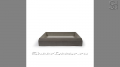 Накладная раковина Nina M4 из серого бетона Concrete Graphite РОССИЯ 021357114 для ванной комнаты_1