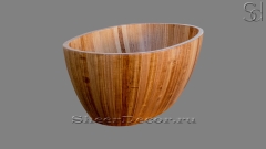 Дизайнерская ванна Dado M3 из красного дерева Mahagoni 374433153 овальной формы_1