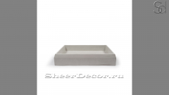 Серая раковина Nina M4 из архитектурного бетона Concrete Grey РОССИЯ 021342114 для ванной комнаты_1