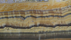 Напольные слэбы и плитка из натурального оникса  Percorso Arangione желтого цвета_1