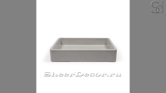 Накладная раковина Cindy из серого бетона Concrete Grey РОССИЯ 344342111 для ванной комнаты_1