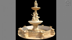 Каменный фонтан Lila из бежевого травертина Classico Romano 486004141_1