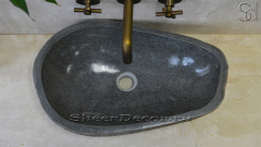 Раковина для ванной комнаты Piedra M11 из речного камня  Gris ИНДОНЕЗИЯ 0050451111_1