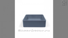 Накладная раковина Diana из синего бетона Concrete Blue РОССИЯ 520476111 для ванной комнаты_1