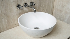 Накладная раковина чаша для ванной Bowl из кориана Bianco_1