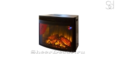 Электротопка для камина InterFlame Panoramic Black из сплава металла_1