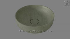Накладная раковина Bowl из зеленого бетона Concrete Green РОССИЯ 637762911 для ванной комнаты_1