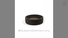 Черная раковина Kale M9 из архитектурного бетона Concrete Black РОССИЯ 019400119 для ванной комнаты_1