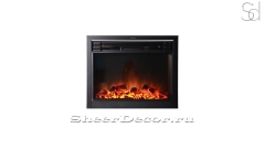 Электротопка для камина InterFlame Jupiter Black из сплава металла_1