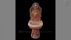 Каменный питьевой фонтанчик Gustino Lesene из красного мрамора Rosso Alicante 0860511510_1