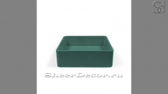 Накладная раковина Diana из зеленого бетона Concrete Green РОССИЯ 520762111 для ванной комнаты_1