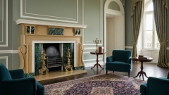 Каменный портал для облицовки камина Rebecca из песчаника Beige Pirineo 119127401_3 Декоративный портал бежевого цвета для облицовки камина Rebecca из камня песчаника Beige Pirineo 119127401_3