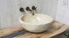 Каменная мойка Bowl M11 из желтого оникса Honey Onyx ИНДИЯ 6370161111 для ванной комнаты_1