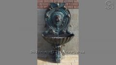 Бронзовый фонтан золотисто-коричневого цвета Distrito Nero из сплава металлов сорта Bronze 0143004415_1