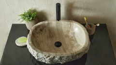 Каменная мойка Distrito M28 из серого оникса Grey Onyx ИНДОНЕЗИЯ 0144533128 для ванной комнаты_3