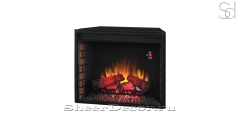 Электротопка для камина InterFlame Spectrus Black из сплава металла_1