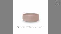 Розовая раковина Bull из архитектурного бетона Concrete Coral РОССИЯ 039821011 для ванной комнаты_1