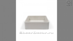 Накладная раковина Diana из белого бетона Concrete White РОССИЯ 520347111 для ванной комнаты_1