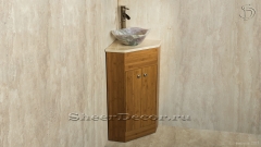 Деревянная тумбочка под раковину Olvin из бамбука Golden Bamboo 592600051_1