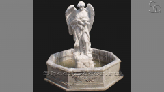 Мраморный фонтан белого цвета Kanda из камня сорта Bianco Grigio 434462141_1